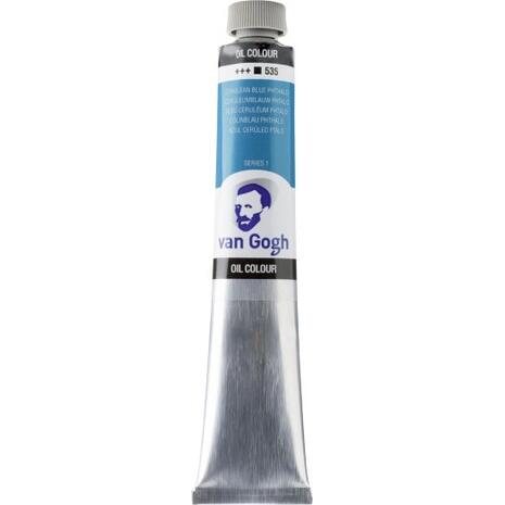 Χρώμα λαδιού Talens Van Gogh 60ml No535 Cerulean Blue (Phthalo) (series 1)